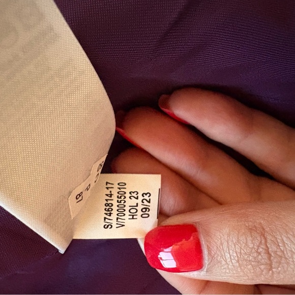 Banana Republic Lido Sculpted Wool Blazer Size 2 Deep Purple NWT - Picture 15 of 16